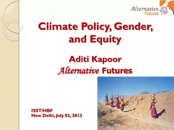 climate policy gender and equity