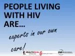 experts in our own care! - slide 1