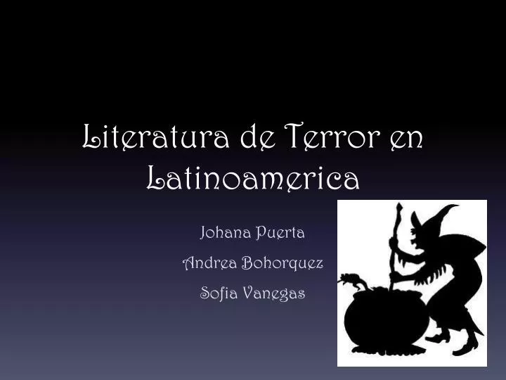 literatura de terror en latinoamerica