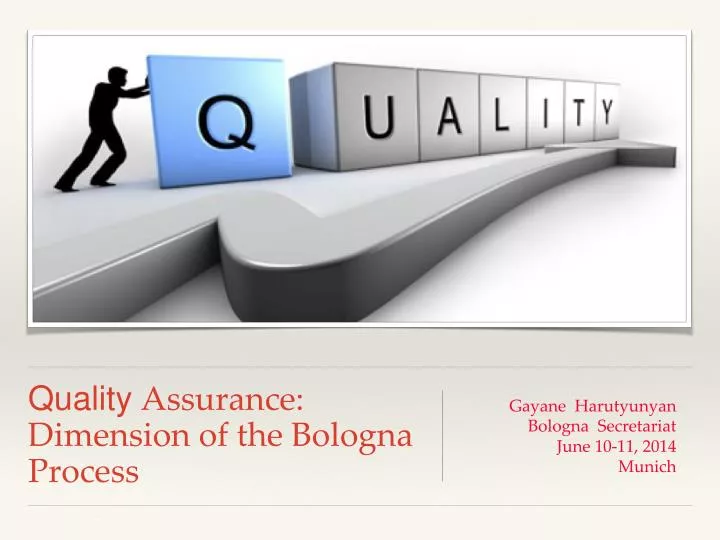 quality assurance dimension of the bologna process