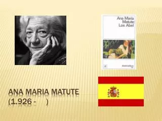 ana maria matute 1 926