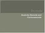 Steroids - slide 1