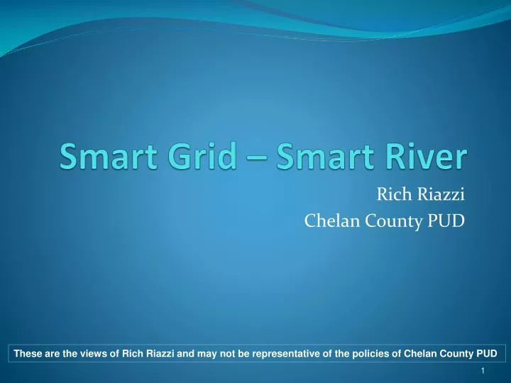 smart grid smart river