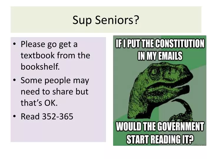 sup seniors