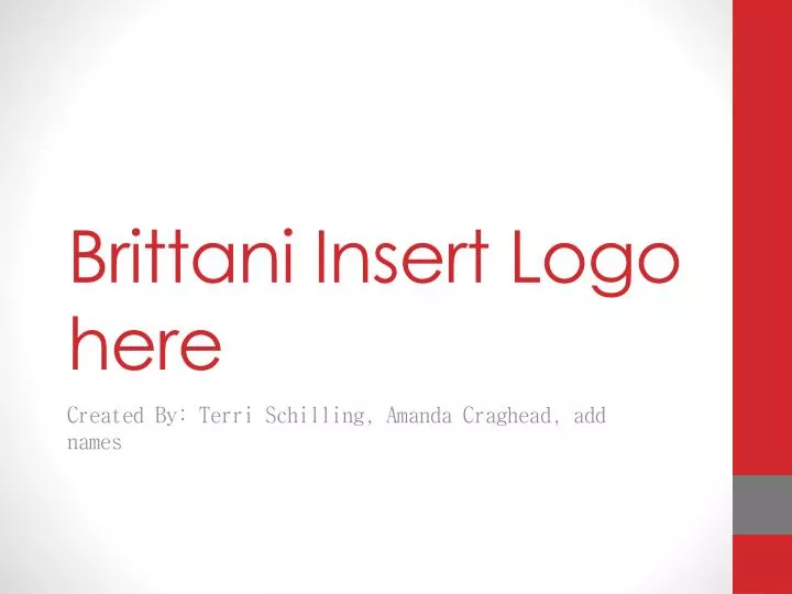 brittani insert logo here