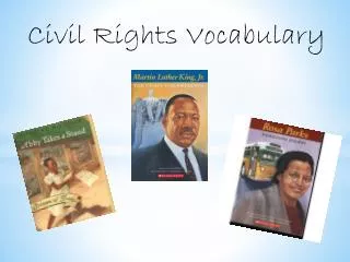 Civil Rights Vocabulary