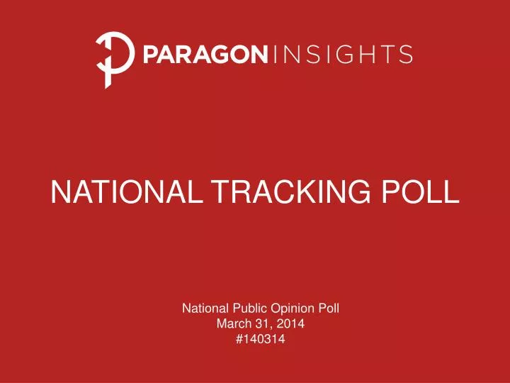 national tracking poll