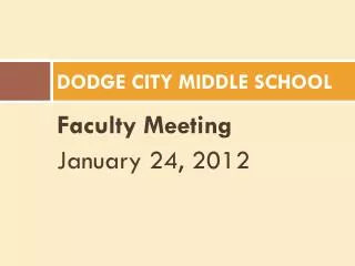 DODGE CITY MIDDLE SCHOOL