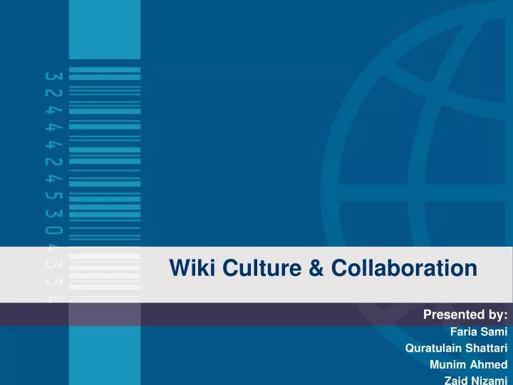w iki culture collaboration