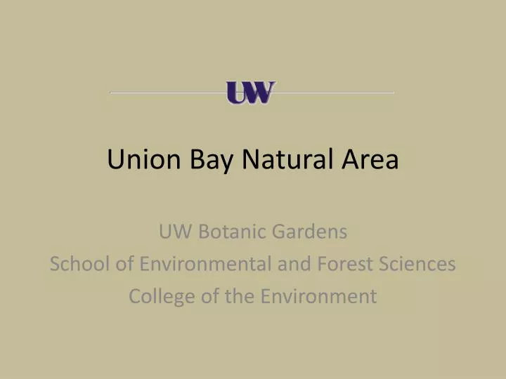 union bay natural area