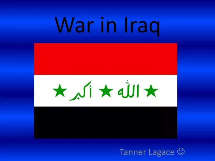 war in iraq