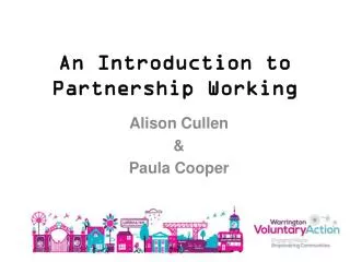 An Introduction to Partnership Working