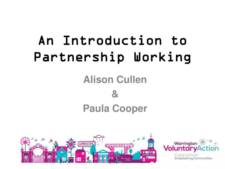 an introduction to partnership working
