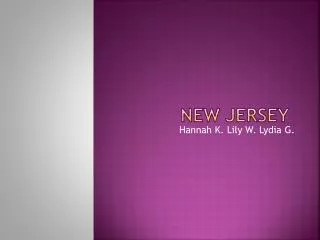 New Jersey