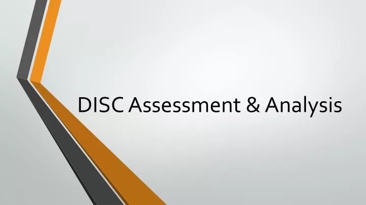 disc assessment analysis