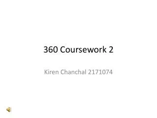 360 Coursework 2