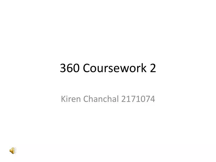 360 coursework 2