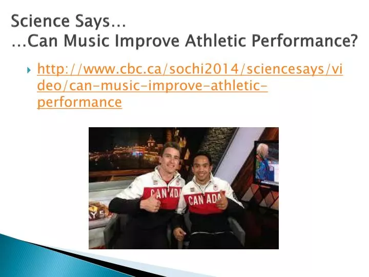 science says can music improve athletic performance