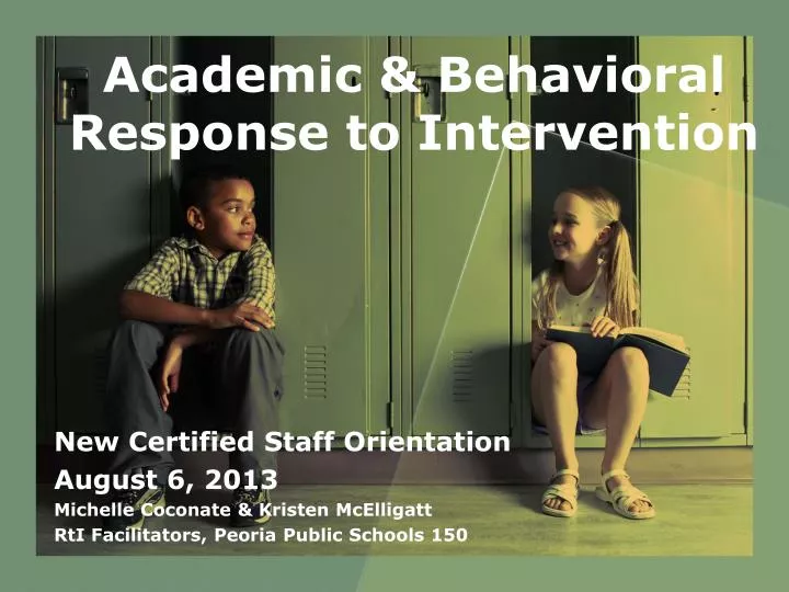 academic behavioral response to intervention