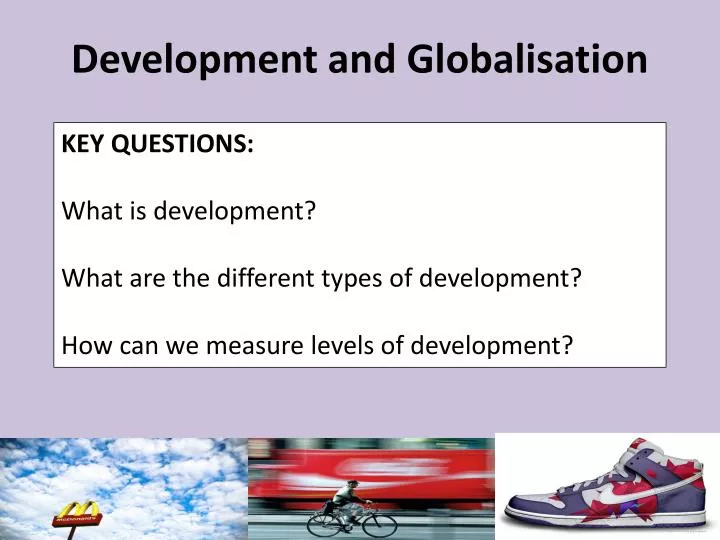 development and globalisation