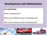 Development and Globalisation - slide 1