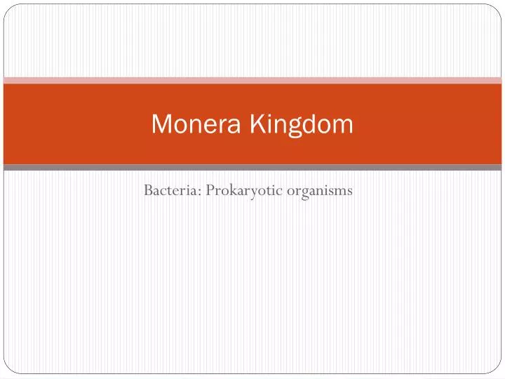 monera kingdom