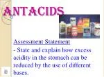 Antacids - slide 1