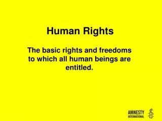 Human Rights