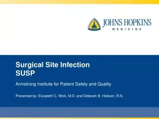 Surgical Site Infection SUSP