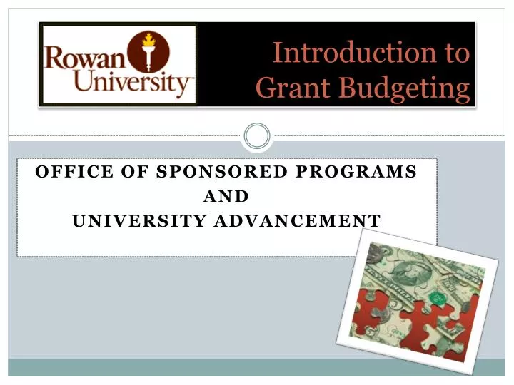 introduction to grant budgeting