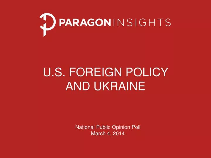u s foreign policy and ukraine
