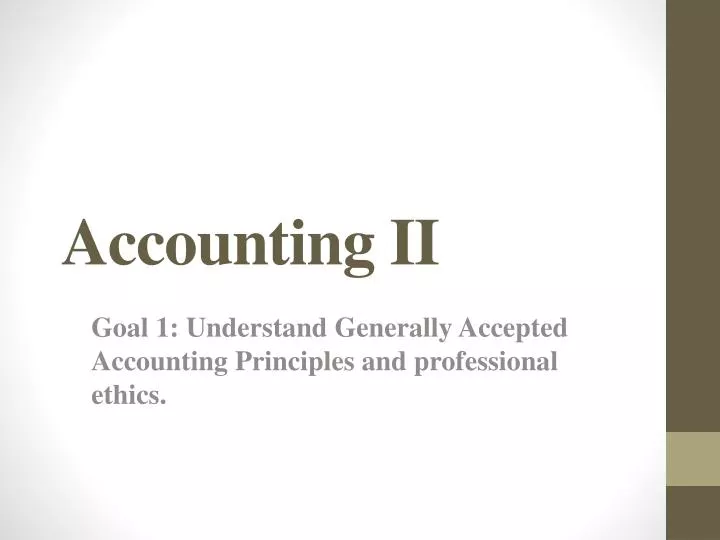 accounting ii