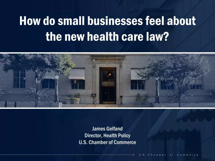 how do small businesses feel about the new health care law