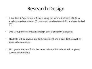 Research Design