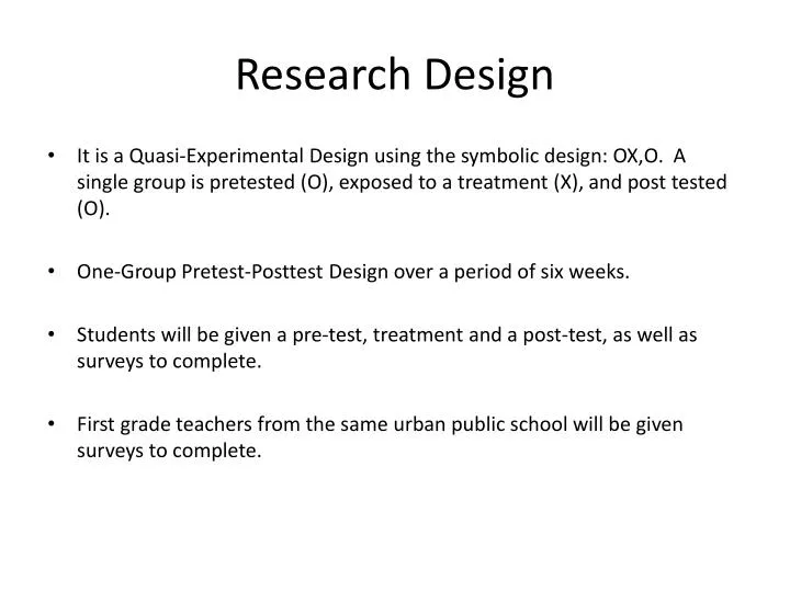 research design