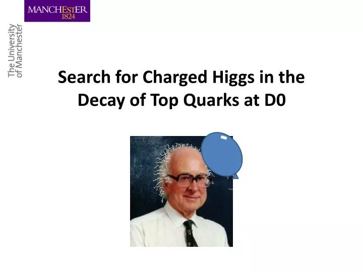 search for charged higgs in the decay of top quarks at d0