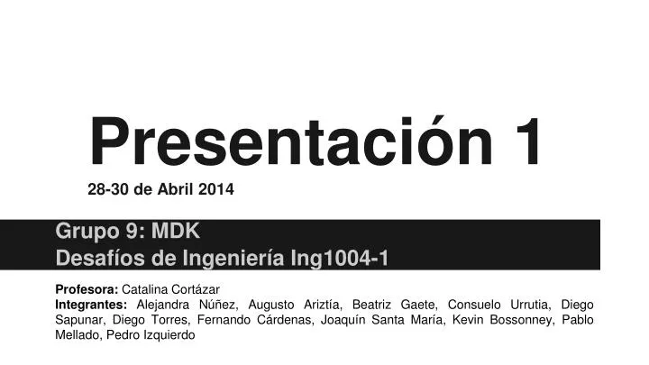 presentaci n 1 28 30 de abril 2014