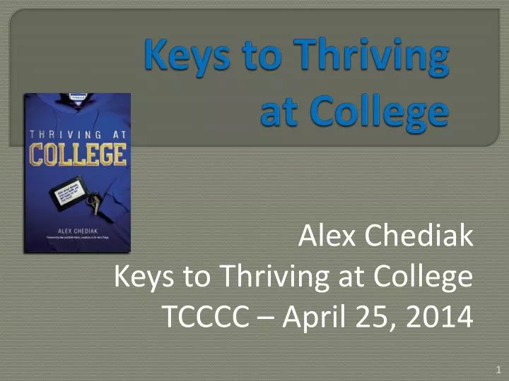 keys to thriving at college