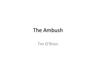 the ambush
