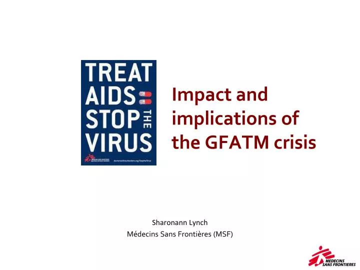 impact and implications of the gfatm crisis
