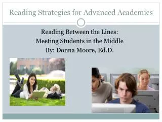 Reading Strategies for Advanced Academics