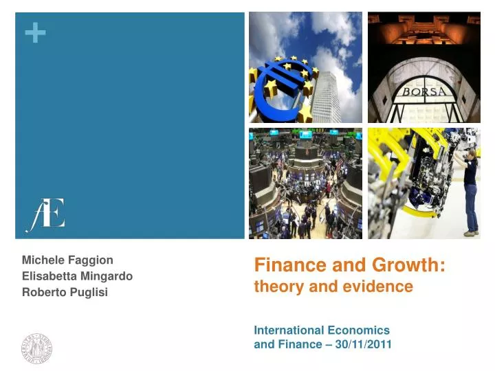 finance and growth theory and evidence