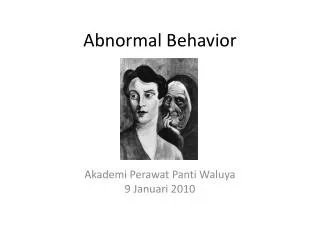 abnormal behavior