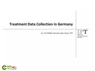Treatment Data Collection in Germany