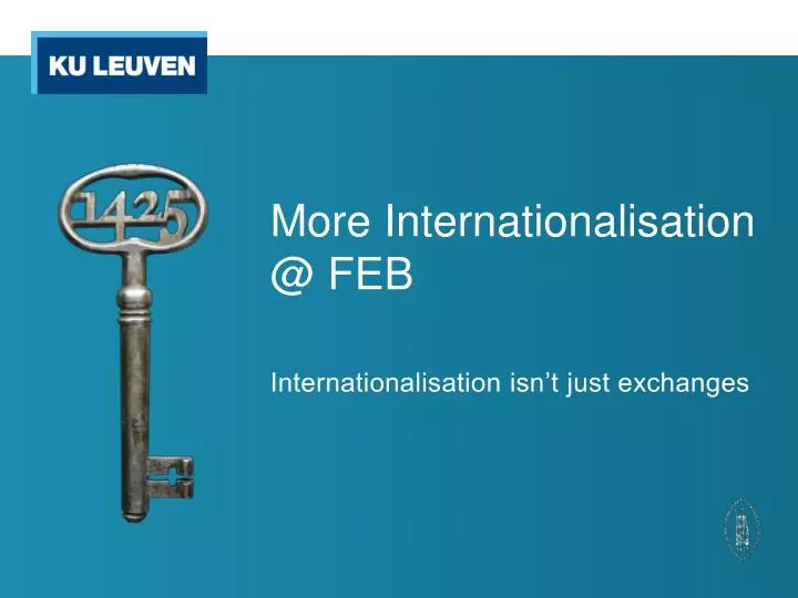 more internationalisation @ feb