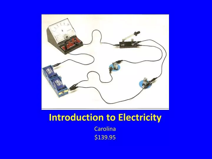 introduction to electricity