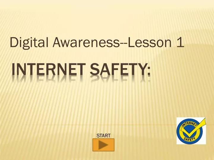 digital awareness lesson 1