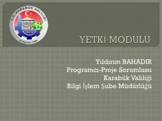 yetk mod l