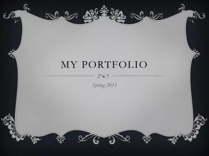 my portfolio