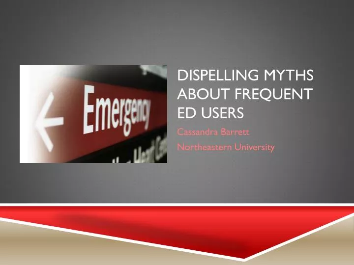 dispelling myths about frequent ed users